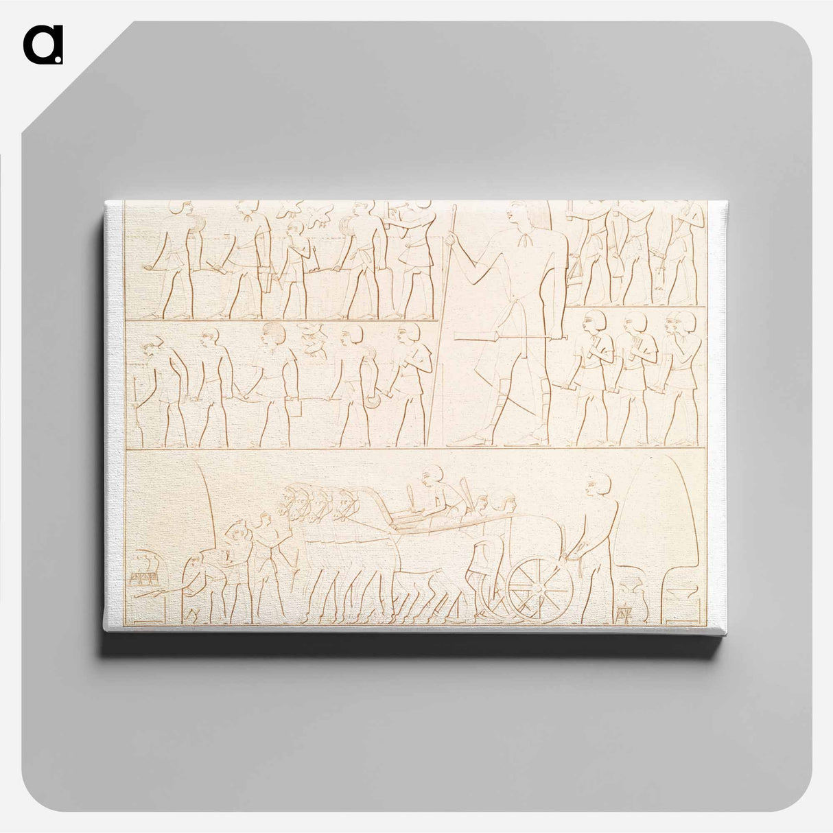 アートパネル-Land Surveying
 - エジプト美術史 Canvas.