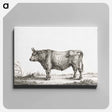 アートパネル-Standing bull - ジャン ベルナール Canvas.