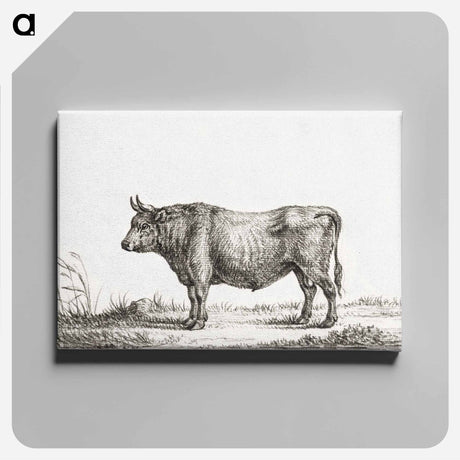 アートパネル-Standing bull - ジャン ベルナール Canvas.