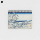 Hokusai's Morning after a Snowfall at Koishikawa - 葛飾 北斎 Memo.