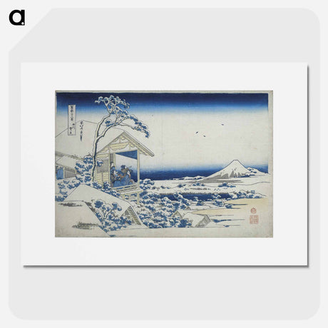 アートポスター-Hokusai's Morning after a Snowfall at Koishikawa - 葛飾 北斎 Poster.