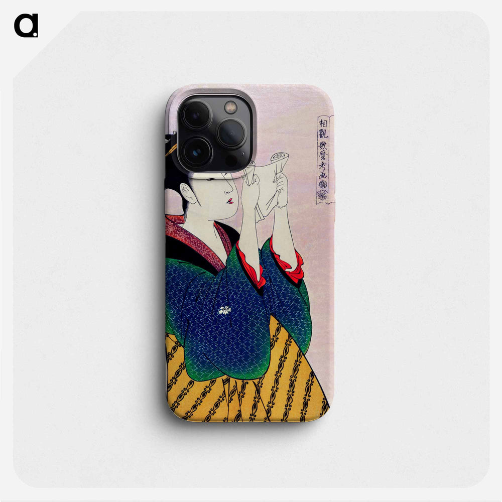 Fumiyomu Onna - 喜多川 歌麿 Phone Case.