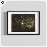 アートポスター-The Adoration of the Shepherds - レンブラント ファン レイン Poster.