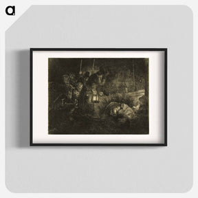 アートポスター-The Adoration of the Shepherds - レンブラント ファン レイン Poster.
