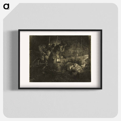 アートポスター-The Adoration of the Shepherds - レンブラント ファン レイン Poster.