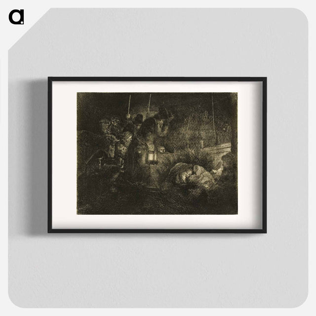 アートポスター-The Adoration of the Shepherds - レンブラント ファン レイン Poster.
