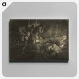 アートパネル-The Adoration of the Shepherds - レンブラント ファン レイン Canvas.