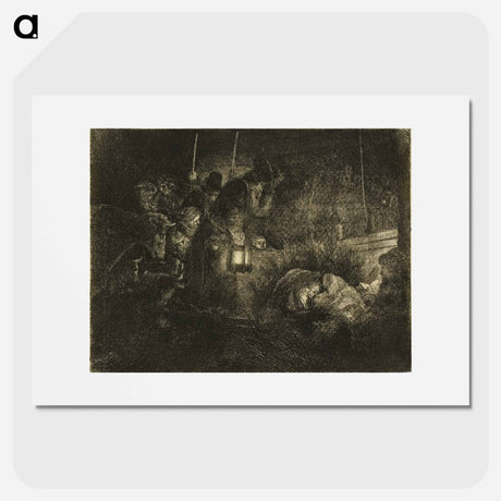 アートポスター-The Adoration of the Shepherds - レンブラント ファン レイン Poster.