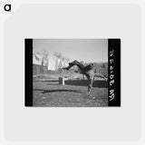 アートポストカード-Lumberjack Handspring
 - ラッセル リー Postcard.