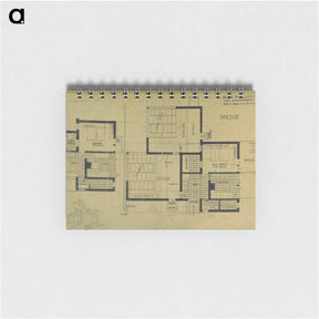 アートメモ帳-Double studio apartment design, plans and axonometry - テオ ファン ドゥースブルフ Memo.