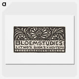 Bloemstudies - Theo van Hoytema Poster.