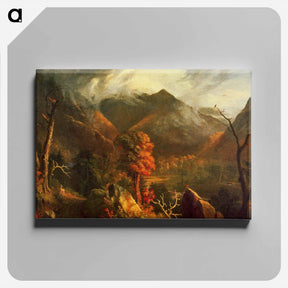 アートパネル-Peace at Sunset (Evening in the White Mountains) - トーマス コール Canvas.