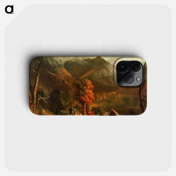 Peace at Sunset (Evening in the White Mountains) - トーマス コール Phone Case.