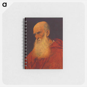 アートメモ帳-Portrait of an Old Man (Pietro Cardinal Bembo) - ティツィアーノ ヴェチェッリオ Memo.