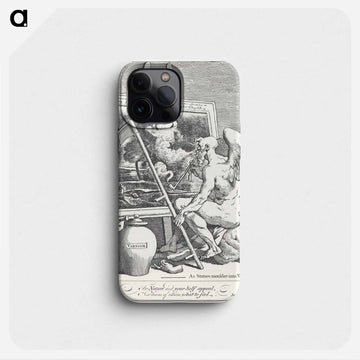 Time smoking a picture - ウィリアム ホガース Phone Case.