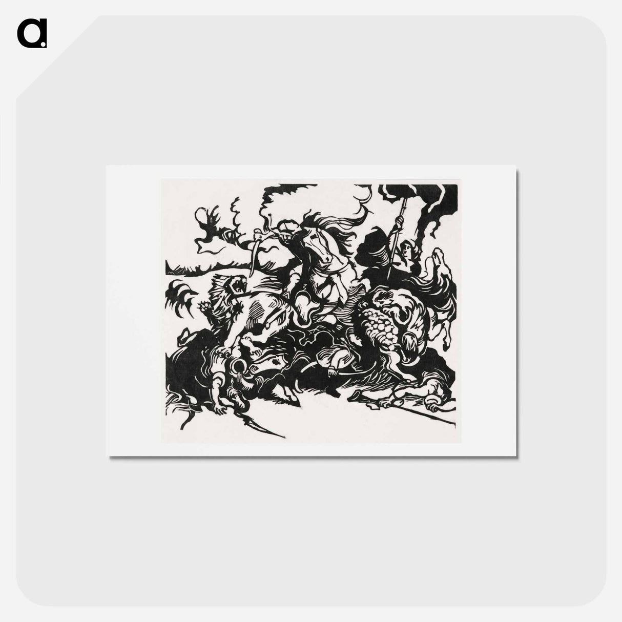 アートポストカード-Lion Hunt
 - イェール大学アートギャラリー Postcard.