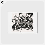 アートポストカード-Lion Hunt
 - イェール大学アートギャラリー Postcard.