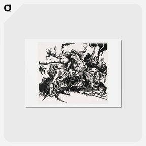 アートポストカード-Lion Hunt
 - イェール大学アートギャラリー Postcard.
