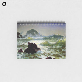 アートメモ帳-Seal Rock, California - アルバート ビアスタット Memo.