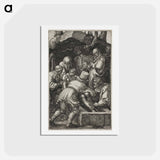 アートポストカード-Deposition - アルブレヒト デューラー Postcard.