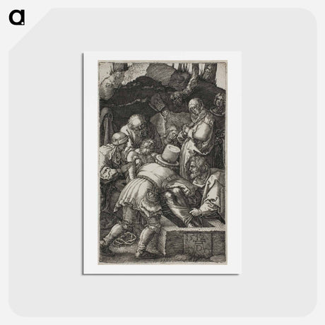 アートポストカード-Deposition - アルブレヒト デューラー Postcard.