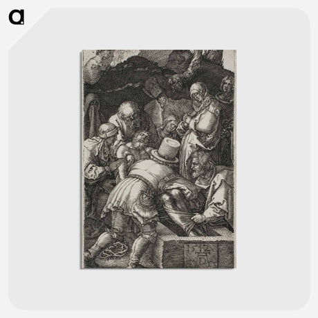 アートポストカード-Deposition - アルブレヒト デューラー Postcard.