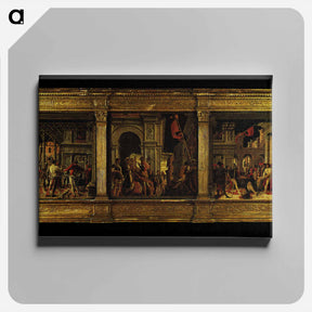 アートパネル-The martyrdom of Saint Christopher - アンドレア マンテーニャ Canvas.