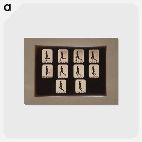 アートポストカード-Running Athletes
 - エドワード マイブリッジ Postcard.