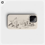 Alfas Nachkommen - Edvard Munch Phone Case.