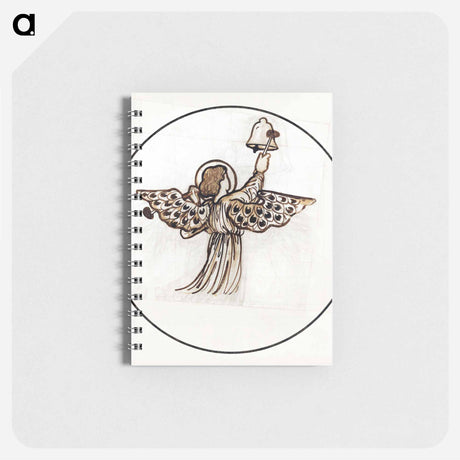 アートメモ帳-Angel playing on Bells - エドワード バーン ジョーンズ Memo.