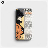 January Poster - Edward Penfield Phone Case.