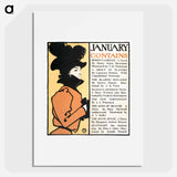 January Poster - Edward Penfield Poster.