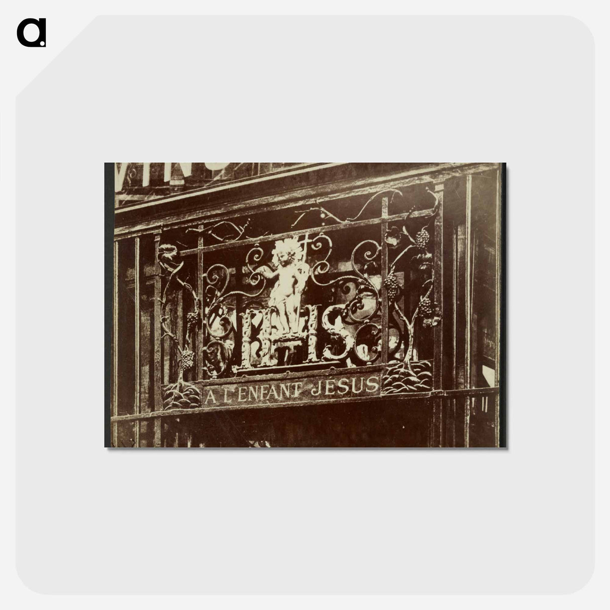 アートポストカード-A l'Enfant Jésus, rue de Bourdonnais 33
 - ウジェーヌ アジェ Postcard.