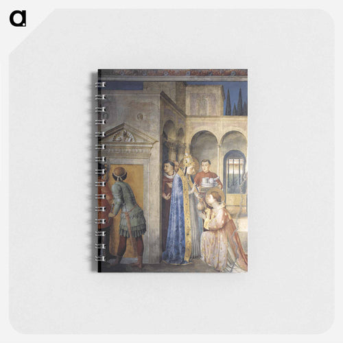 Saint Lawrence Receiving the Treasures of the Church from Pope Sixtus II - フラ アンジェリコ Memo.