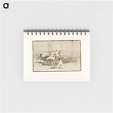 A Moor Caught by the Bull in the Ring - フランシスコ デ ゴヤ Memo.