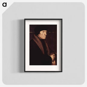 アートポスター-Portrait of Dr. John Chambers - ハンス ホルバイン Poster.
