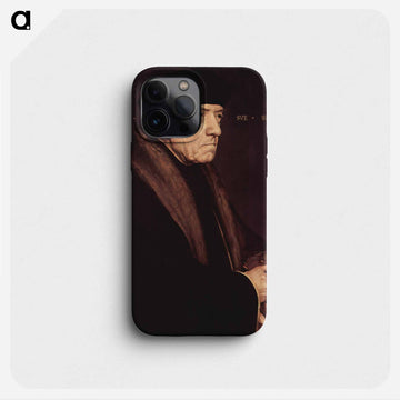 Portrait of Dr. John Chambers - ハンス ホルバイン Phone Case.
