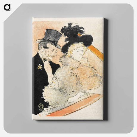 アートパネル-At the Concert - アンリ ド トゥールーズ ロートレック Canvas.