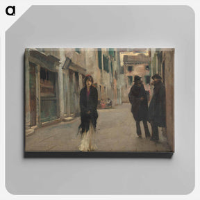 アートパネル-Street in Venice - ジョン シンガー サージェント Canvas.