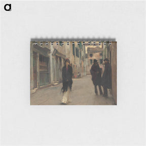 アートメモ帳-Street in Venice - ジョン シンガー サージェント Memo.