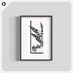 アートポスター-Fragment of a study of a succulent plant - ユリー デ フラーハ Poster.