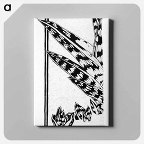 アートパネル-Fragment of a study of a succulent plant - ユリー デ フラーハ Canvas.