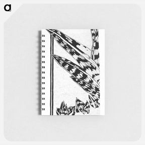アートメモ帳-Fragment of a study of a succulent plant - ユリー デ フラーハ Memo.