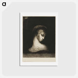 アートポストカード-Perversity - オディロン ルドン Postcard.