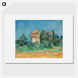 The Pigeon Tower at Bellevue - Paul Cezanne Poster.