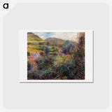 アートポストカード-Environs of Berneval - ピエール オーギュスト ルノワール Postcard.