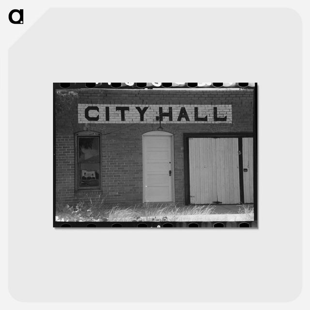 アートポストカード-Forgan City Hall Detail
 - ラッセル リー Postcard.