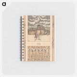 Kalenderblad december met mussen in de sneeuw - テオ ヴァン ホイテマ Memo.