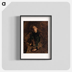 アートポスター-Portrait of Jennie Dean Kershaw - トーマス エイキンズ Poster.