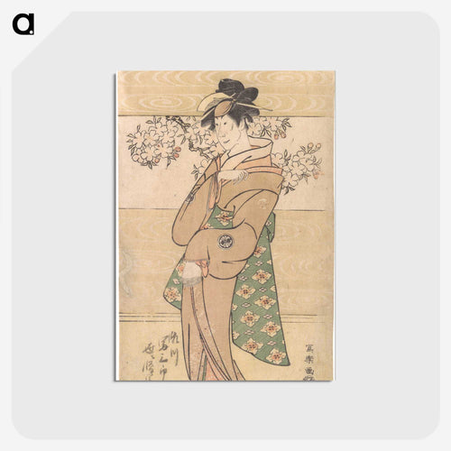 瀬川富三郎の芸者姿 - 東洲斎 写楽 Postcard.